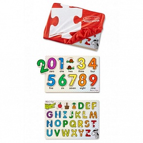 Пазл обучающий - Буквы и цифры (Melissa & Doug, 9369M_md)